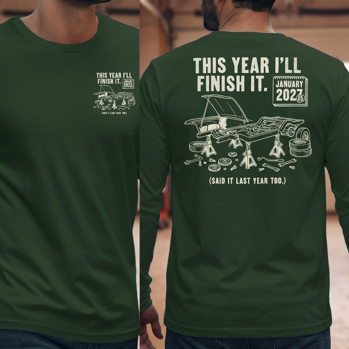 Forest Green | Front & Back