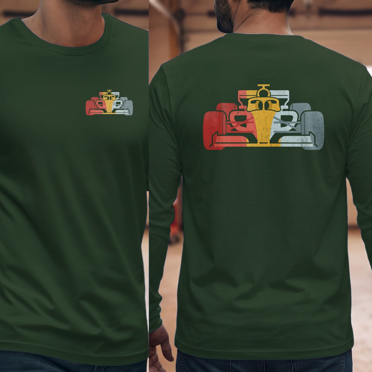 Forest Green | Left Chest + Back