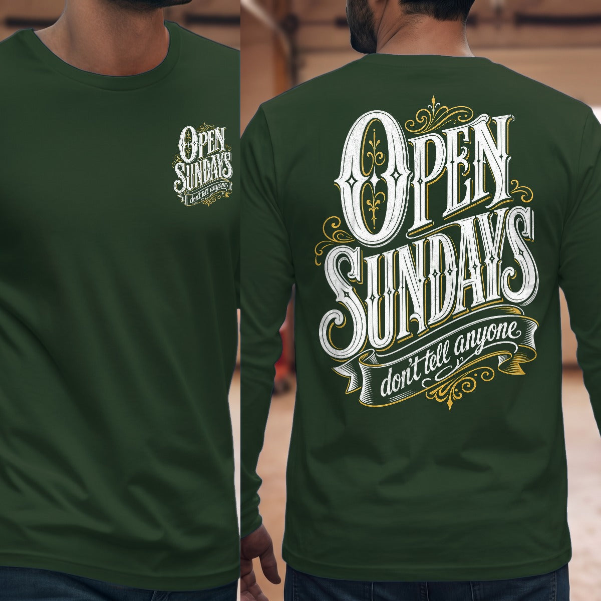 Forest Green | Front & Back