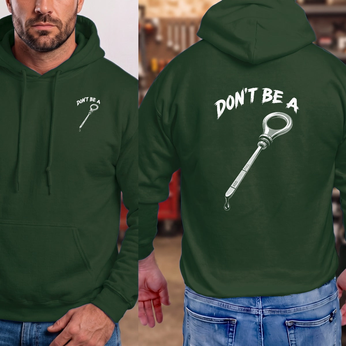 Forest Green | Left Chest + Back