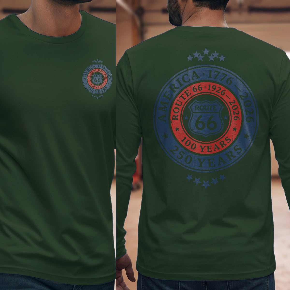 Forest Green | Front & Back