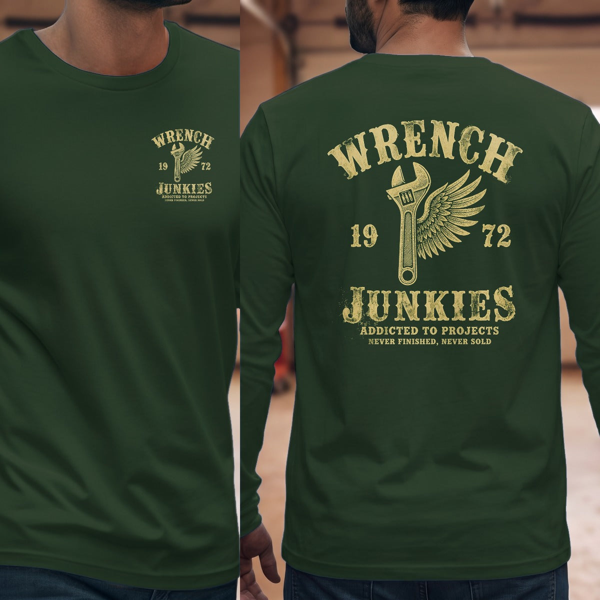 Forest Green | Left Chest + Back
