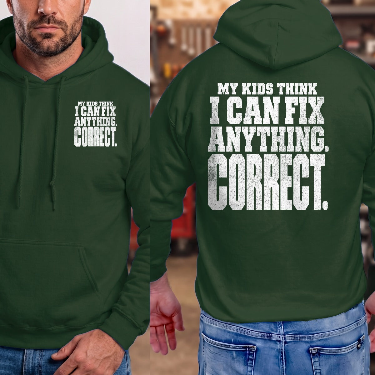 Forest Green | Front & Back