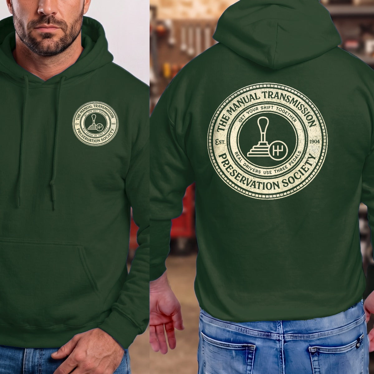 Forest Green | Front & Back
