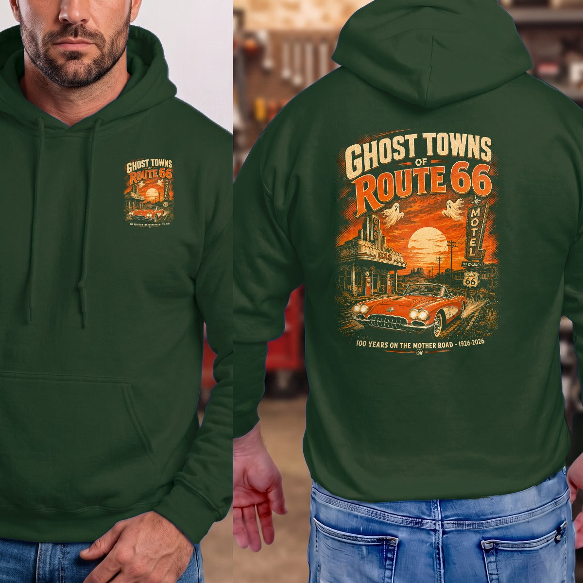 Forest Green | Front & Back