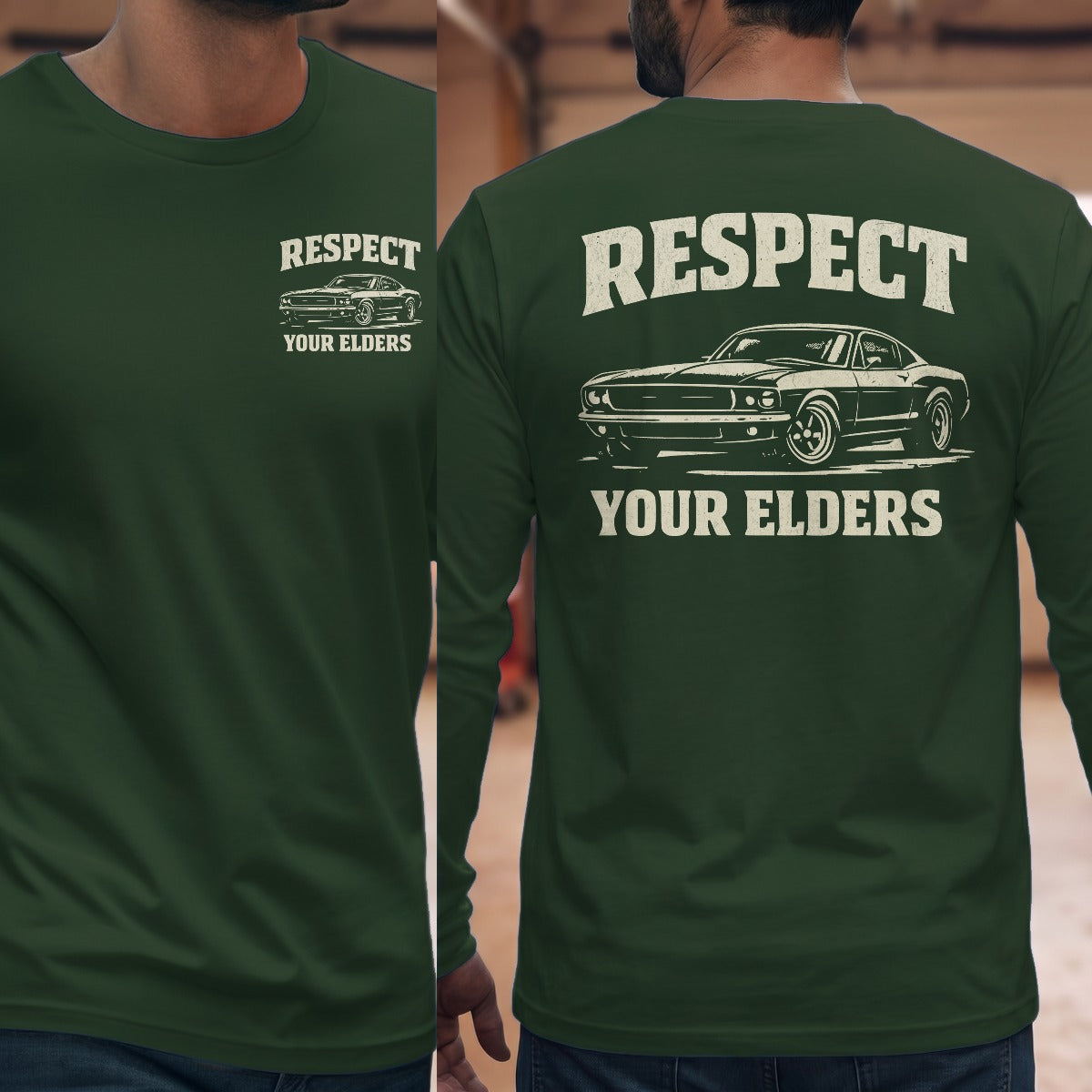 Forest Green | Front & Back