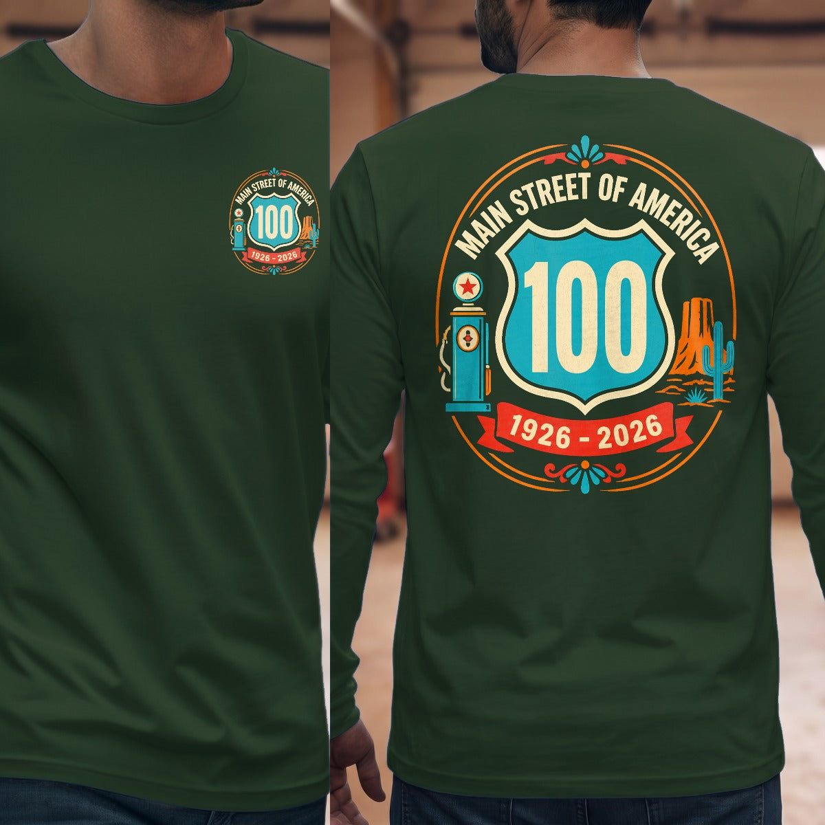 Forest Green | Front & Back