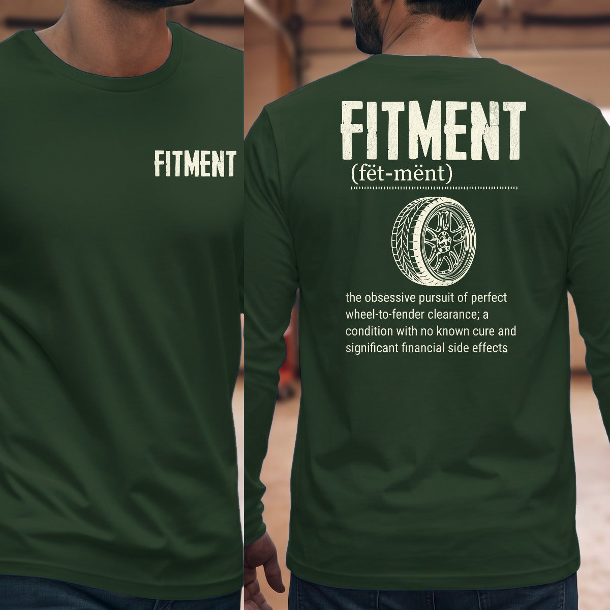 Forest Green | Left Chest + Back