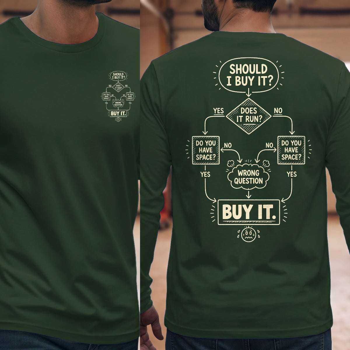 Forest Green | Front & Back