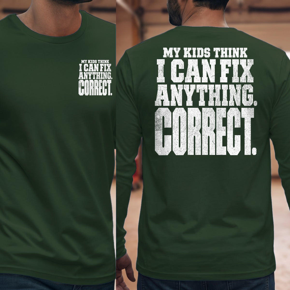 Forest Green | Front & Back