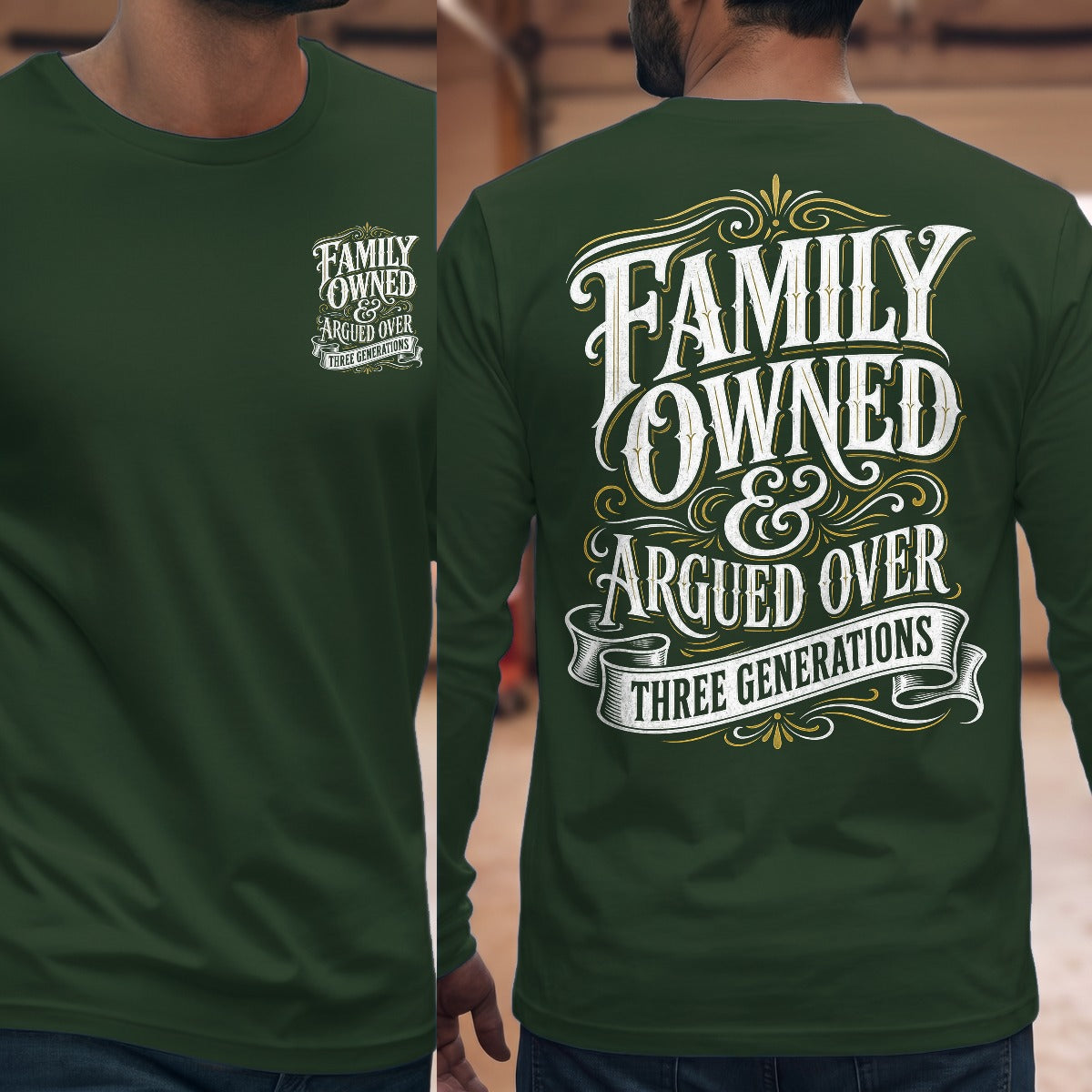 Forest Green | Front & Back