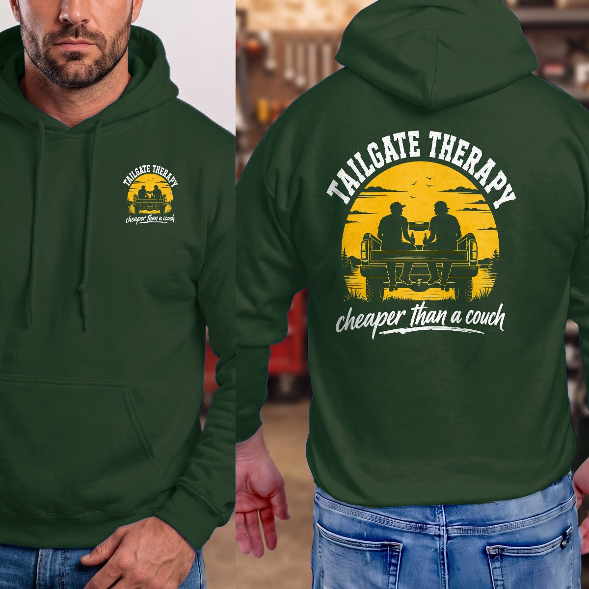 Forest Green | Front & Back