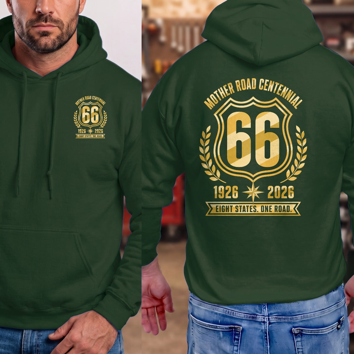 Forest Green | Front & Back