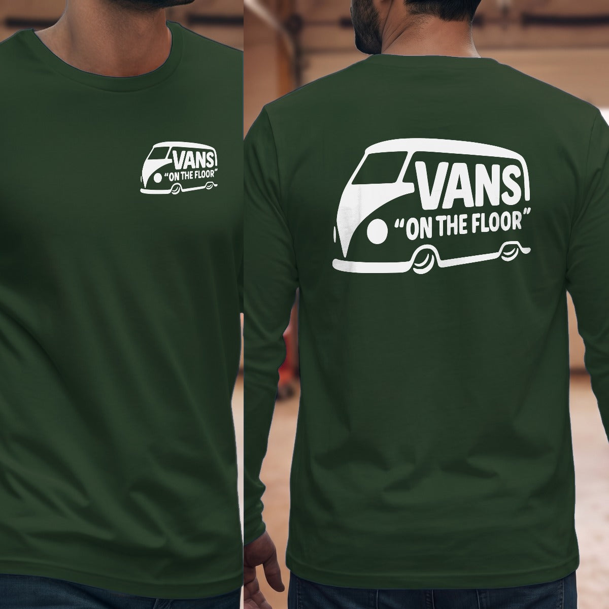 Forest Green | Left Chest + Back