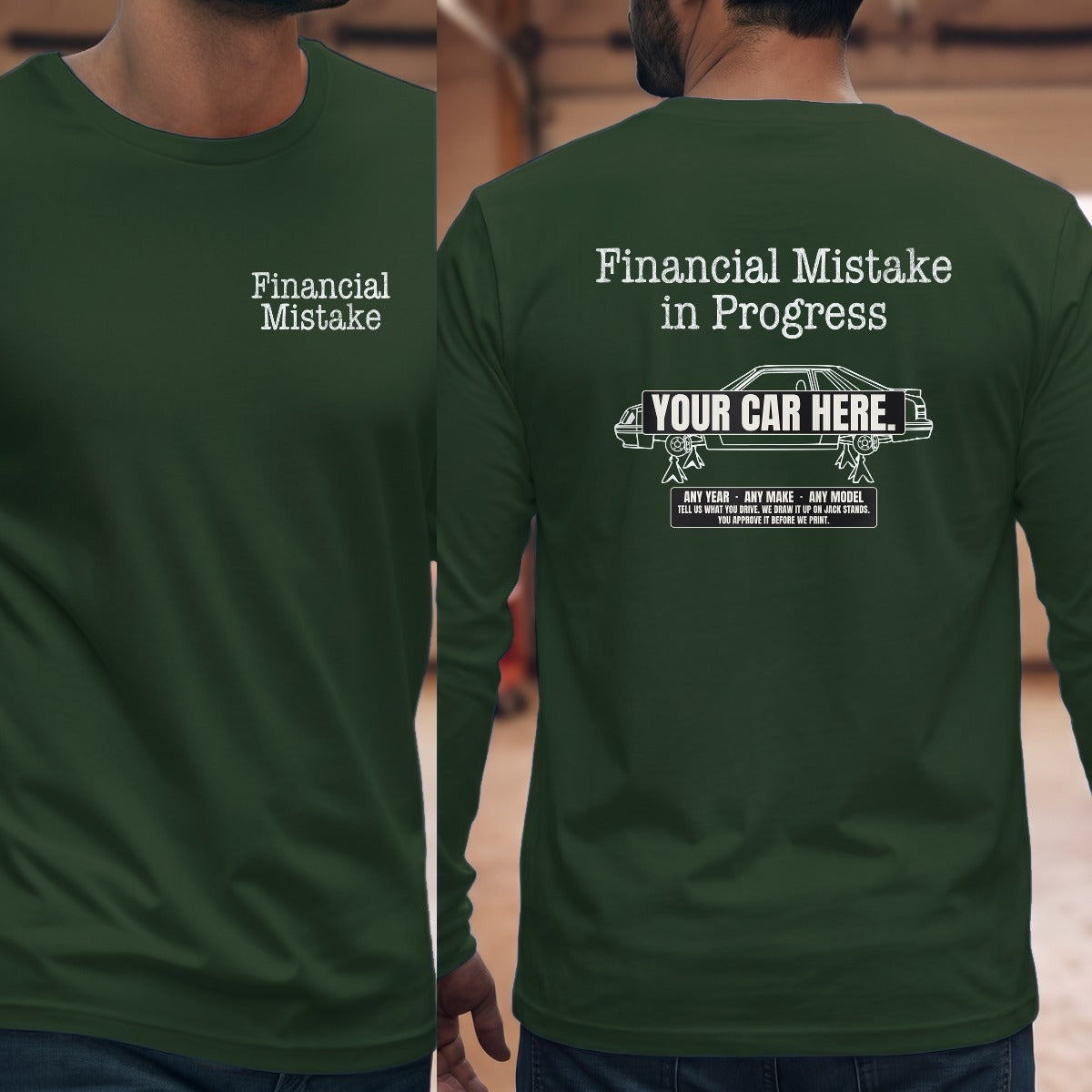 Forest Green | Left Chest + Back