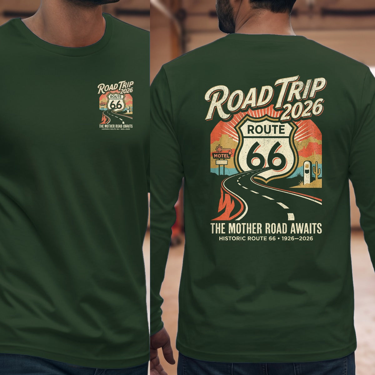 Forest Green | Left Chest + Back