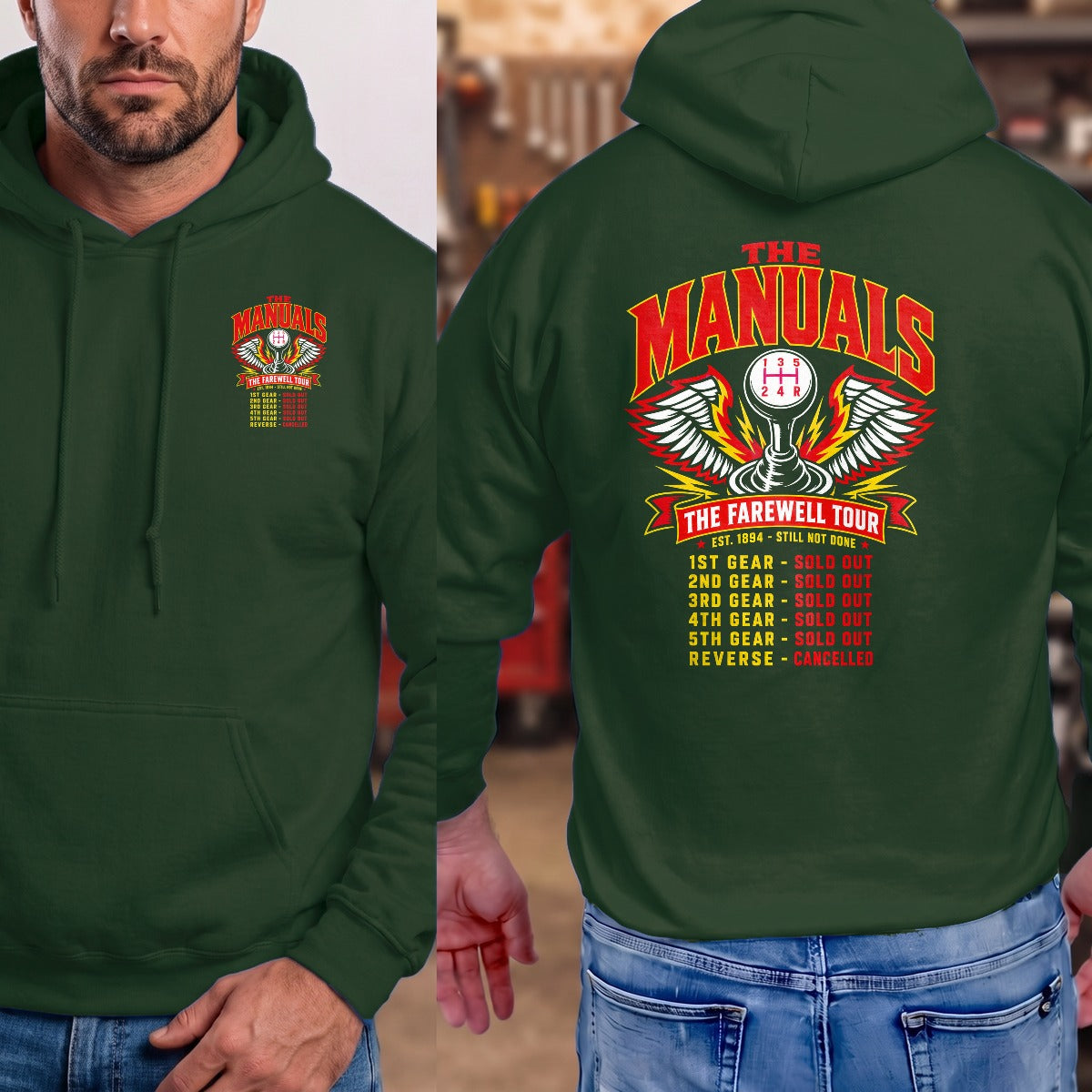Forest Green | Front & Back