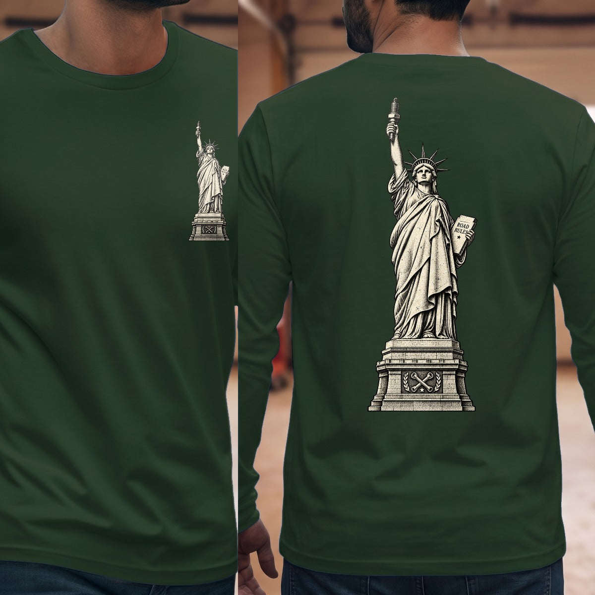 Forest Green | Front & Back