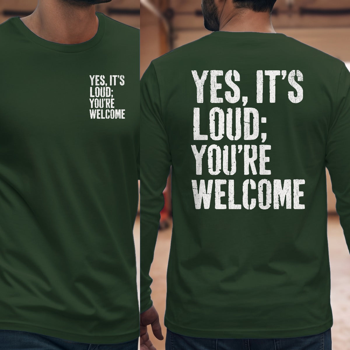 Forest Green | Left Chest + Back
