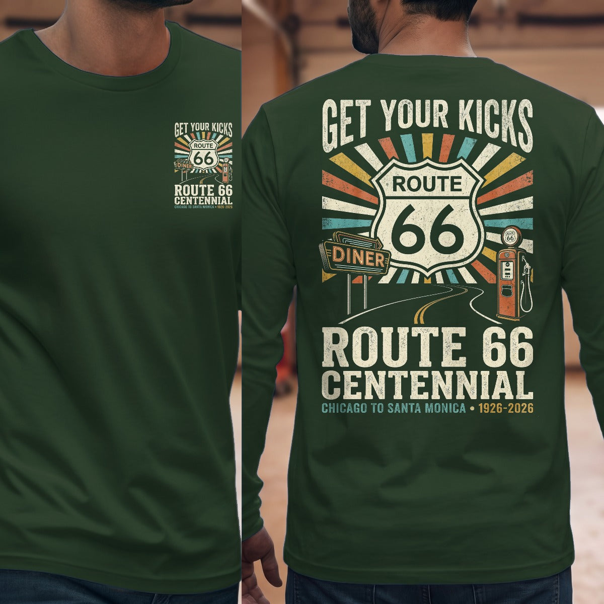 Forest Green | Front & Back
