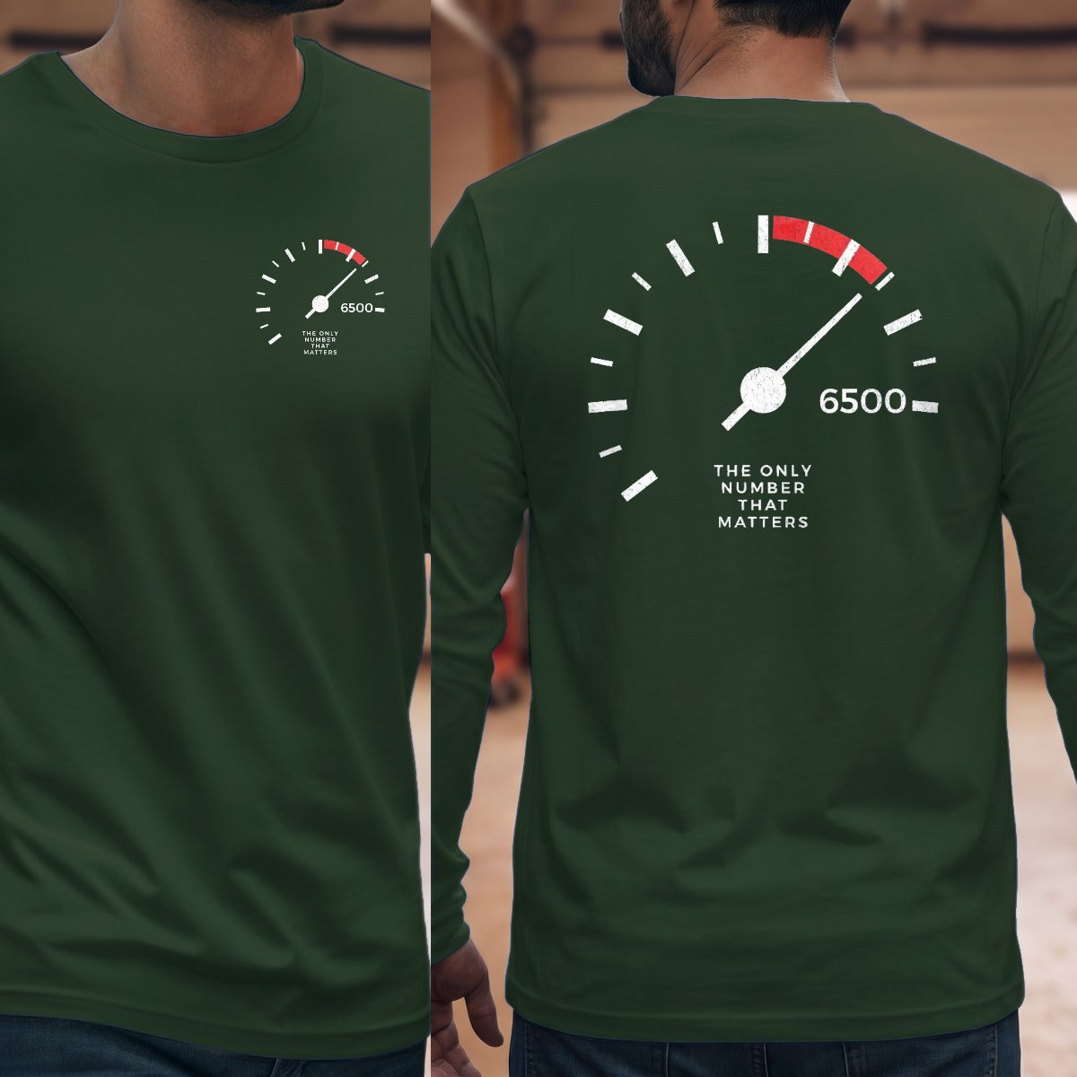 Forest Green | Left Chest + Back