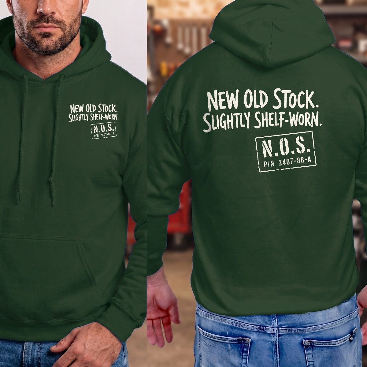 Forest Green | Left Chest + Back