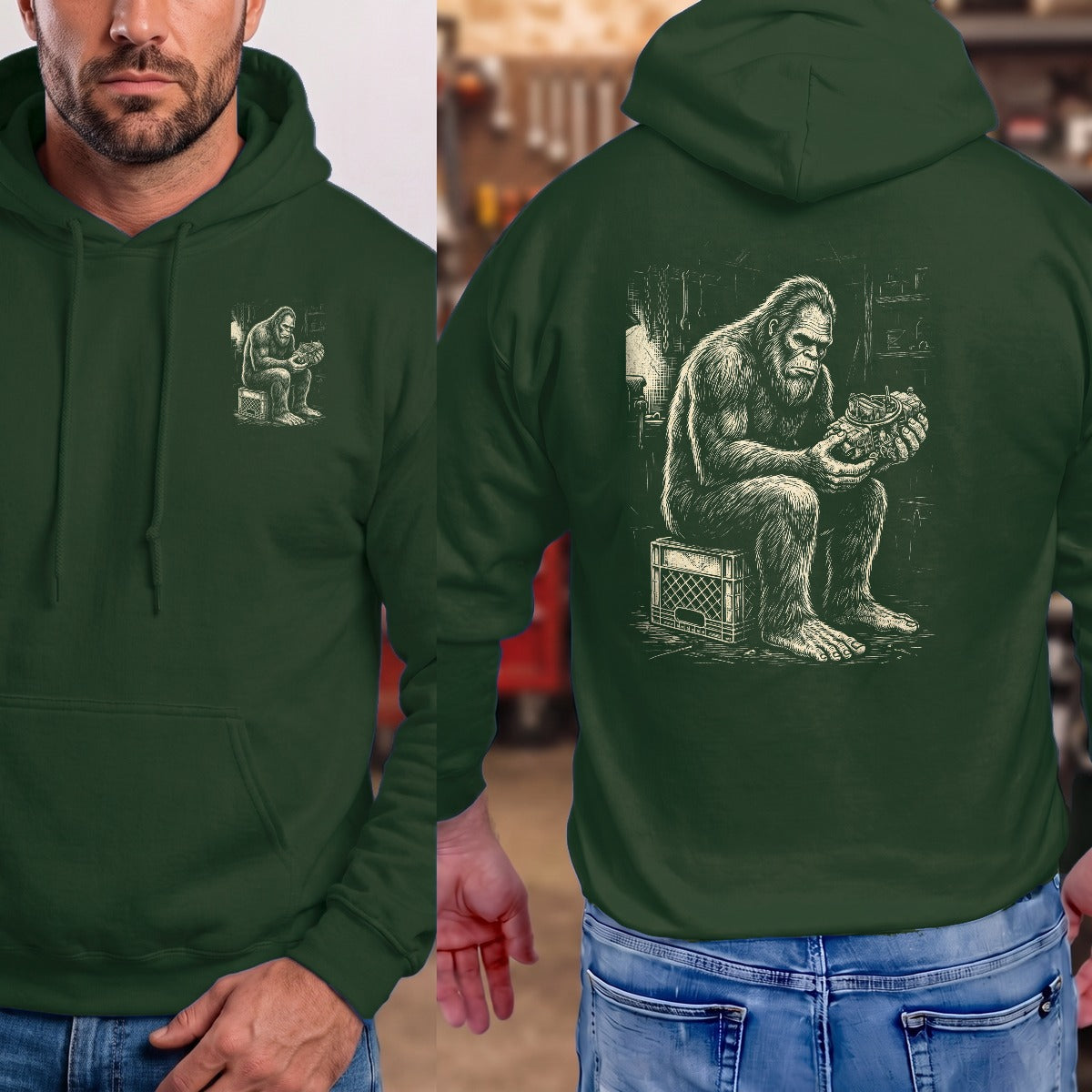 Forest Green | Front & Back