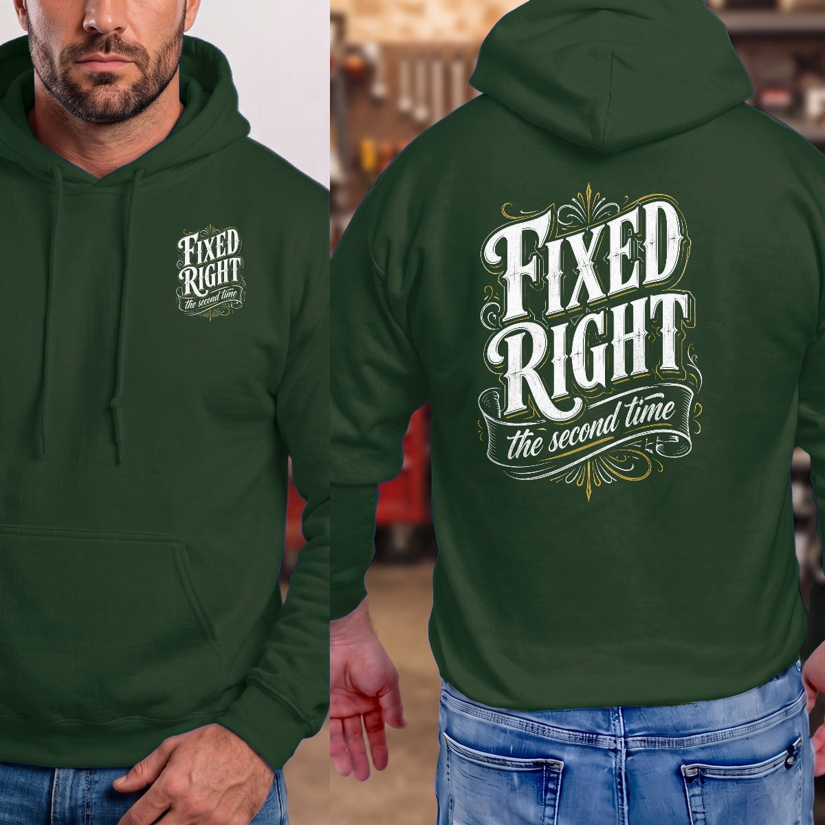 Forest Green | Front & Back