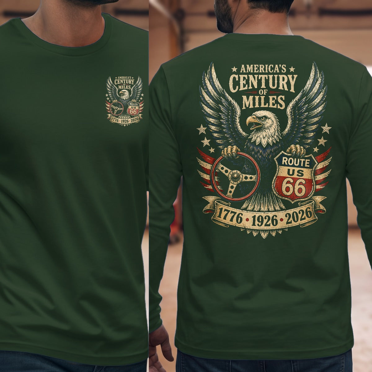 Forest Green | Front & Back