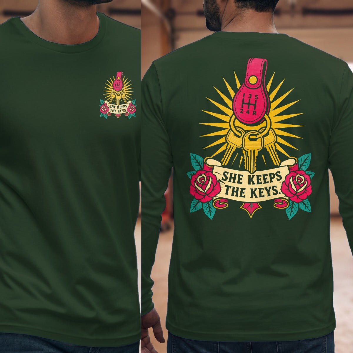 Forest Green | Front & Back