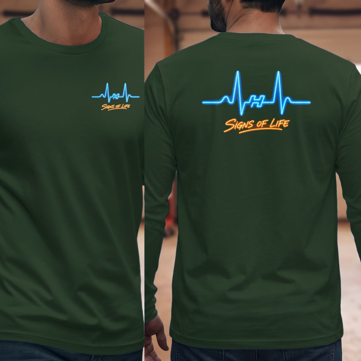 Forest Green | Left Chest + Back
