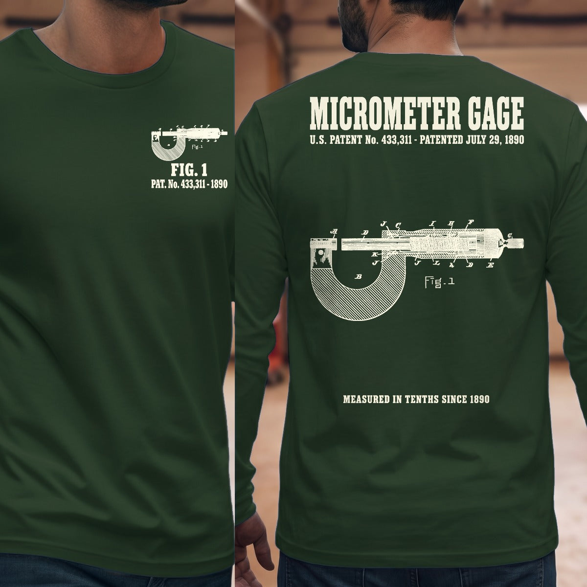 Forest Green | Front & Back