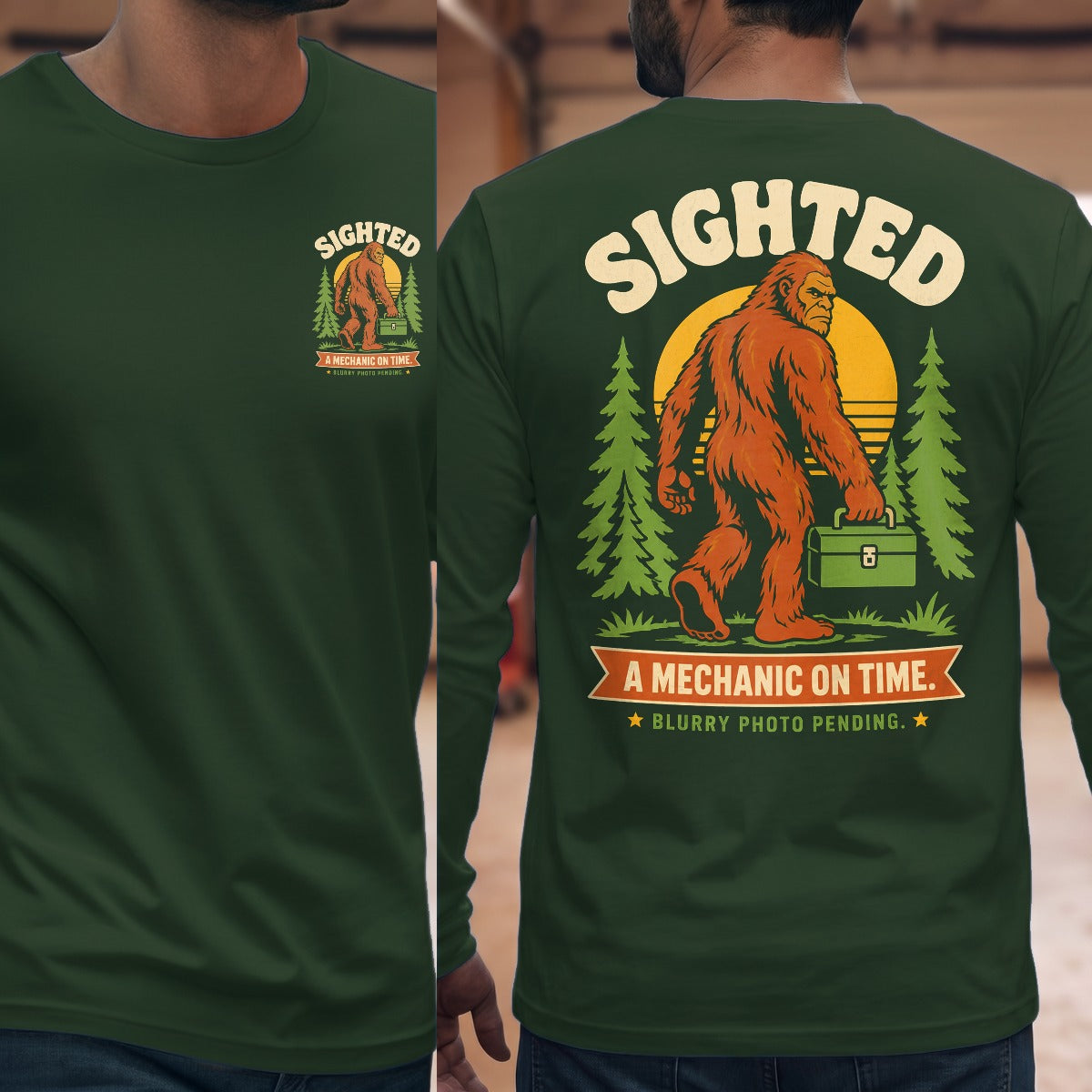 Forest Green | Front & Back