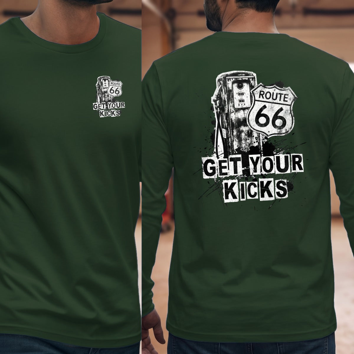 Forest Green | Left Chest + Back