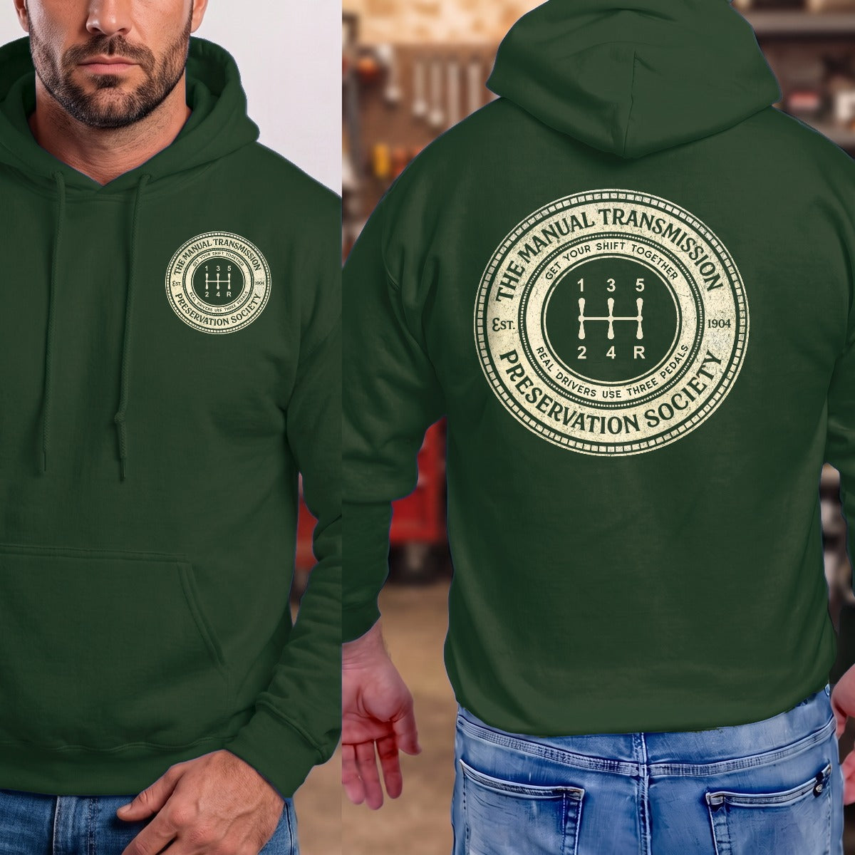 Forest Green | Front & Back