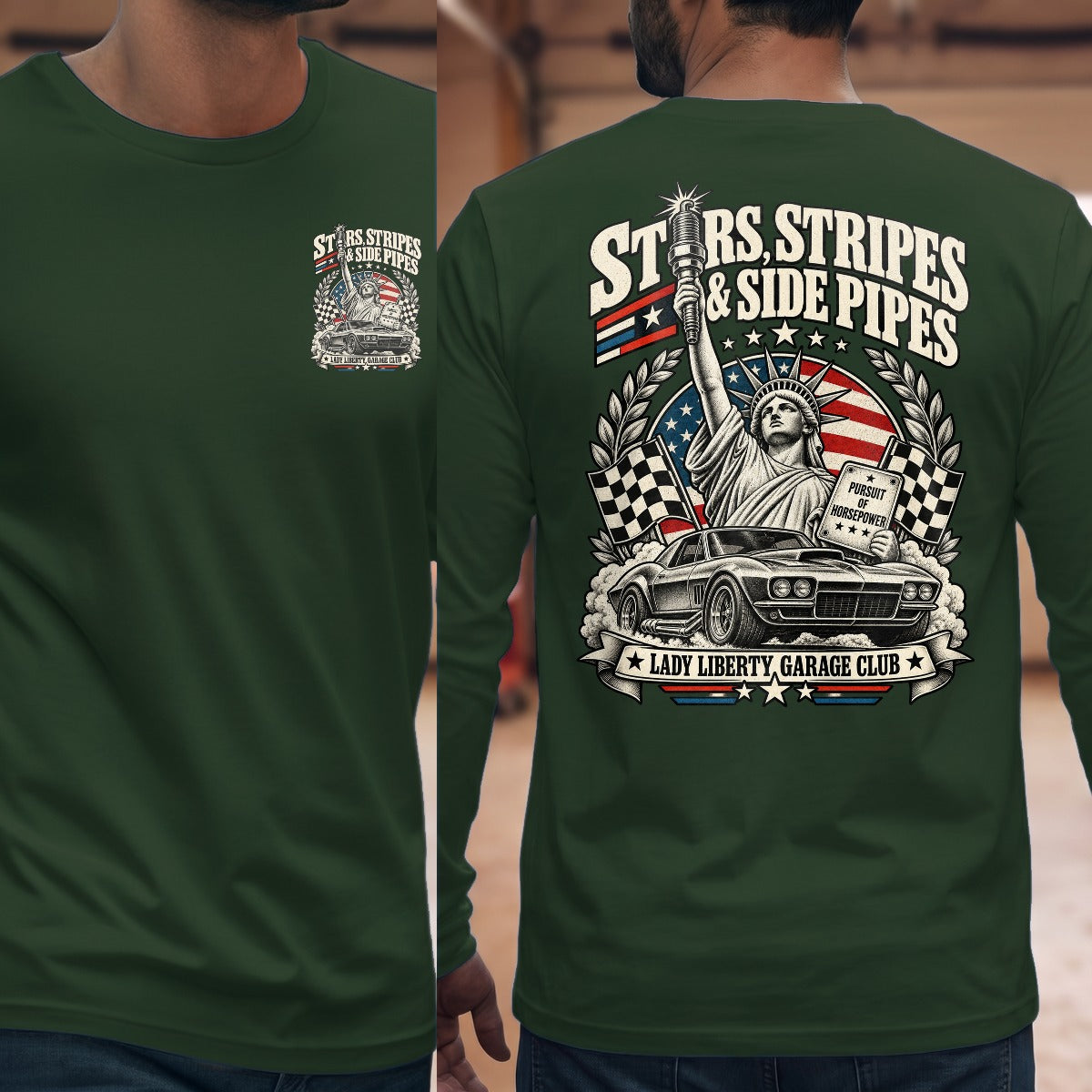 Forest Green | Front & Back