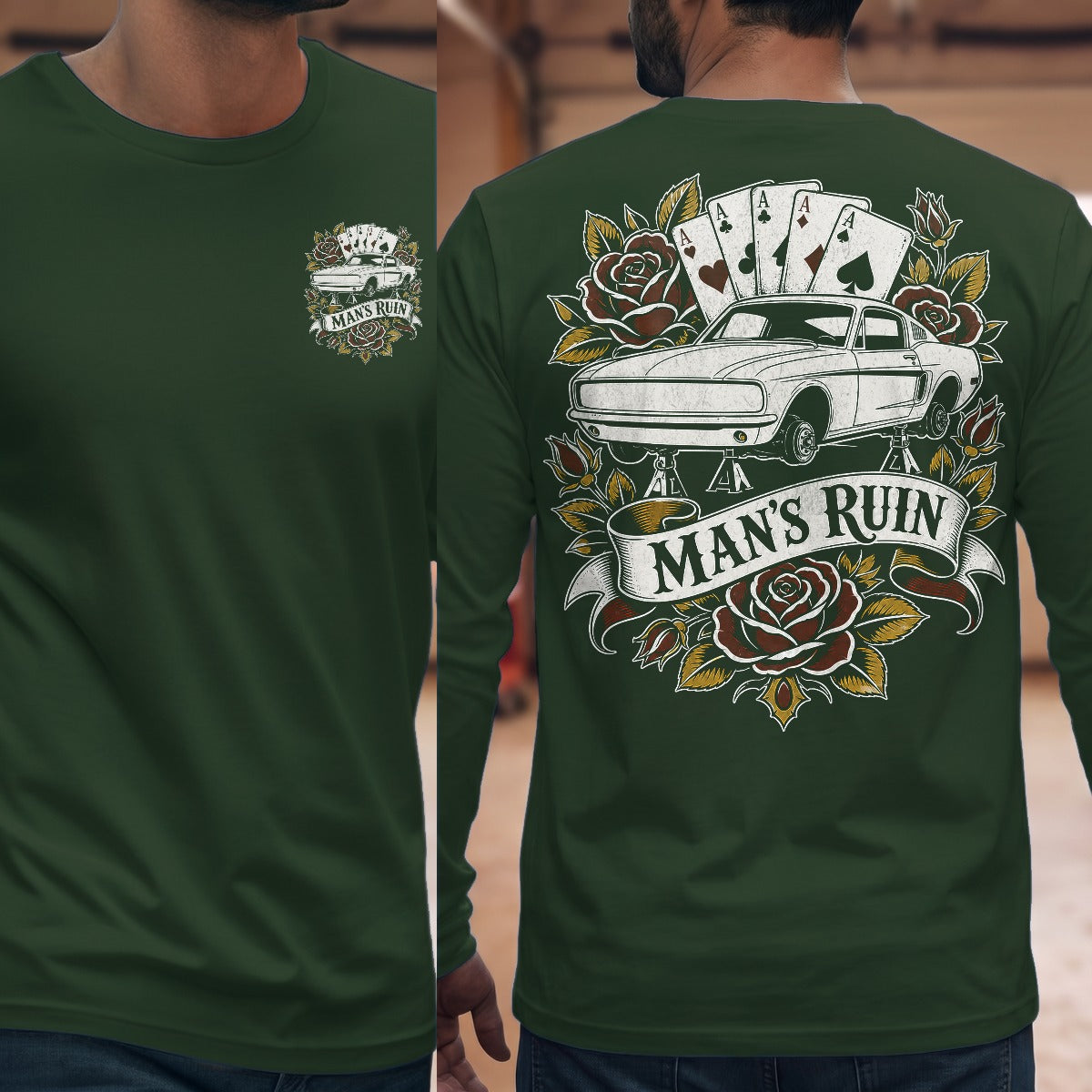 Forest Green | Front & Back