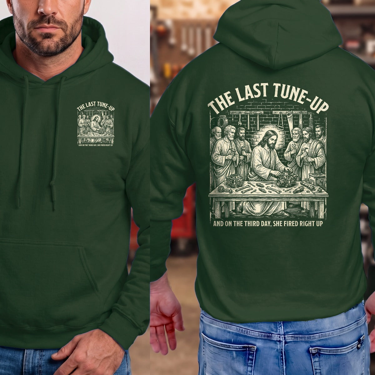Forest Green | Front & Back