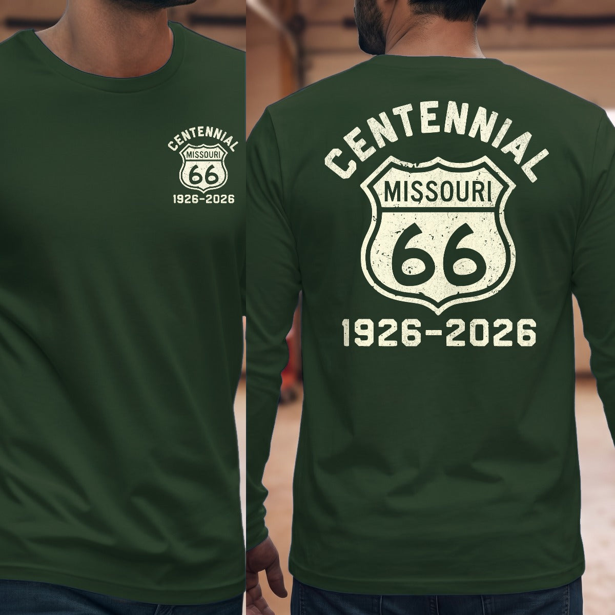 Forest Green | Front & Back