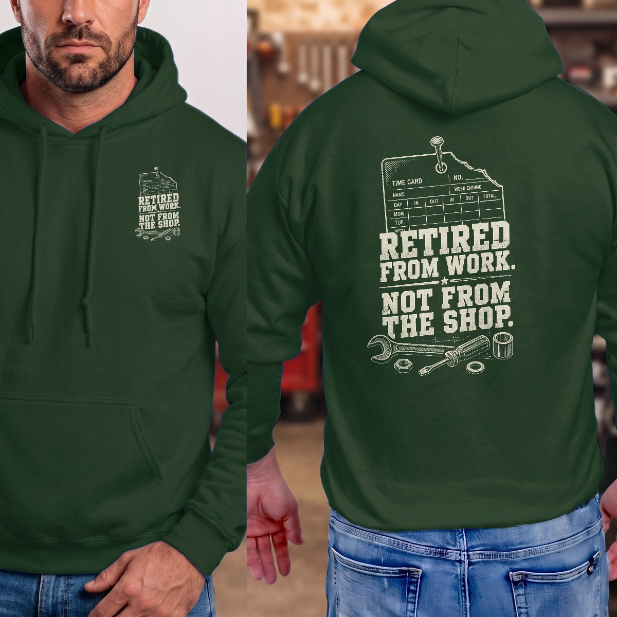 Forest Green | Front & Back