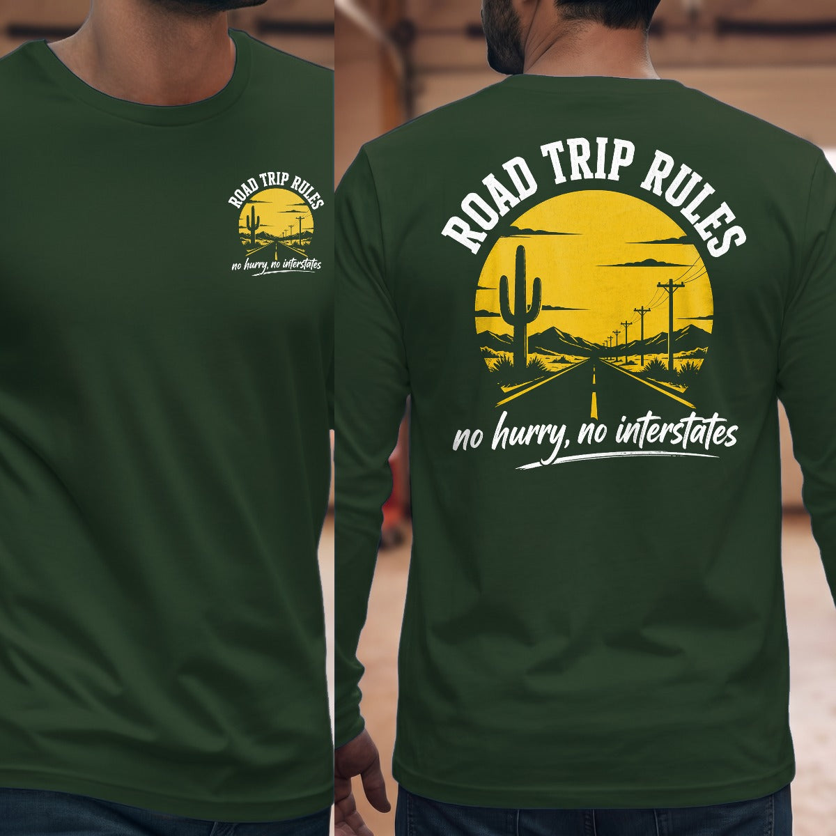 Forest Green | Left Chest + Back (refreshed)