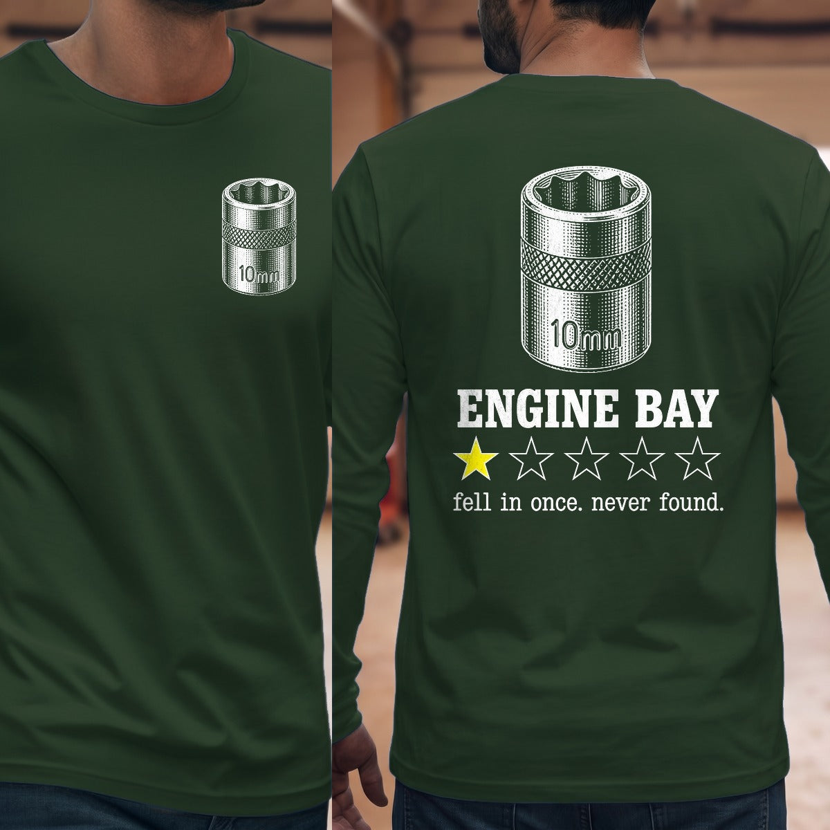 Forest Green | Left Chest + Back (refreshed)