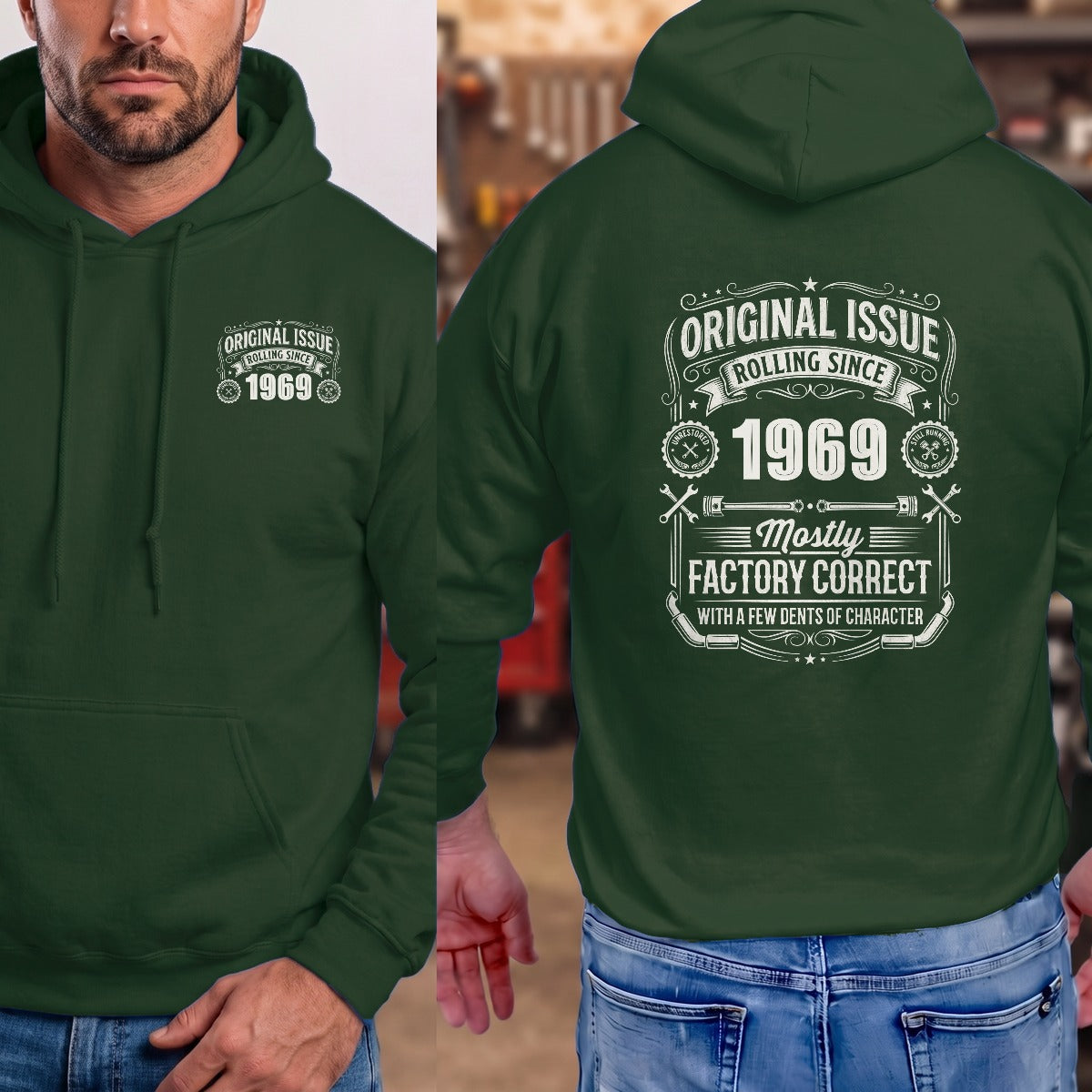 Forest Green | Left Chest + Back (refreshed)