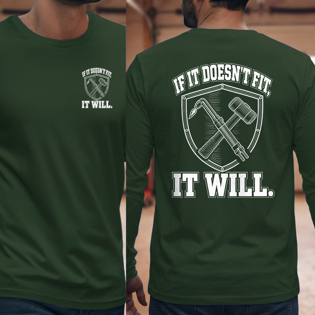 Forest Green | Left Chest + Back (refreshed)