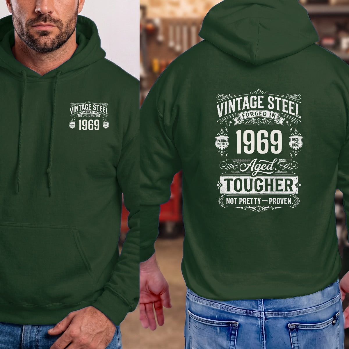 Forest Green | Left Chest + Back (refreshed)