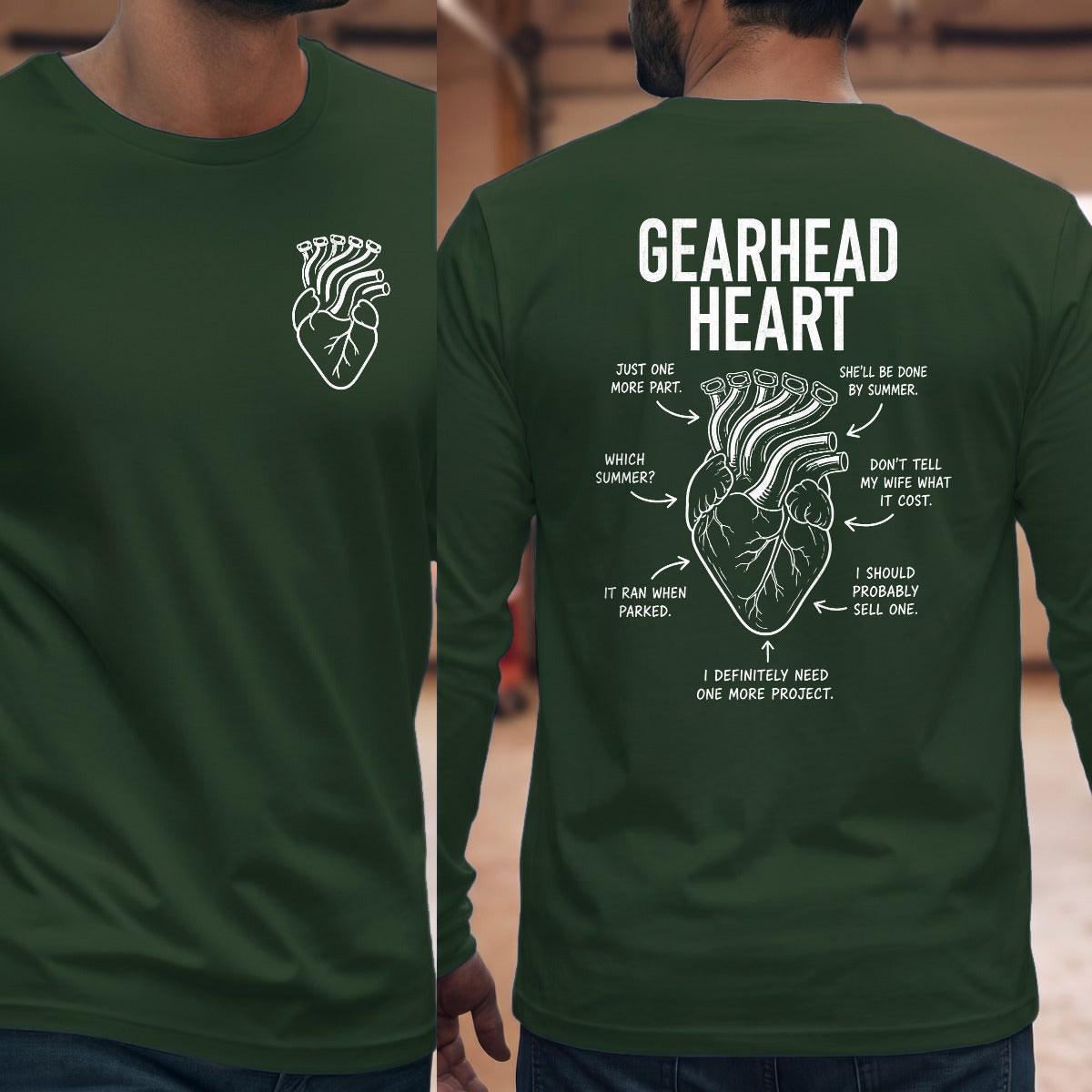 Forest Green | Left Chest + Back (refreshed)