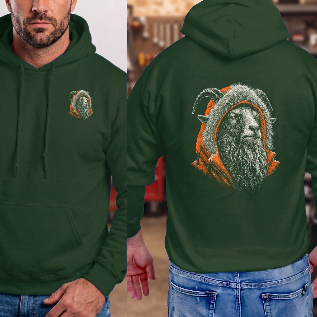 Forest Green | Left Chest + Back (refreshed)