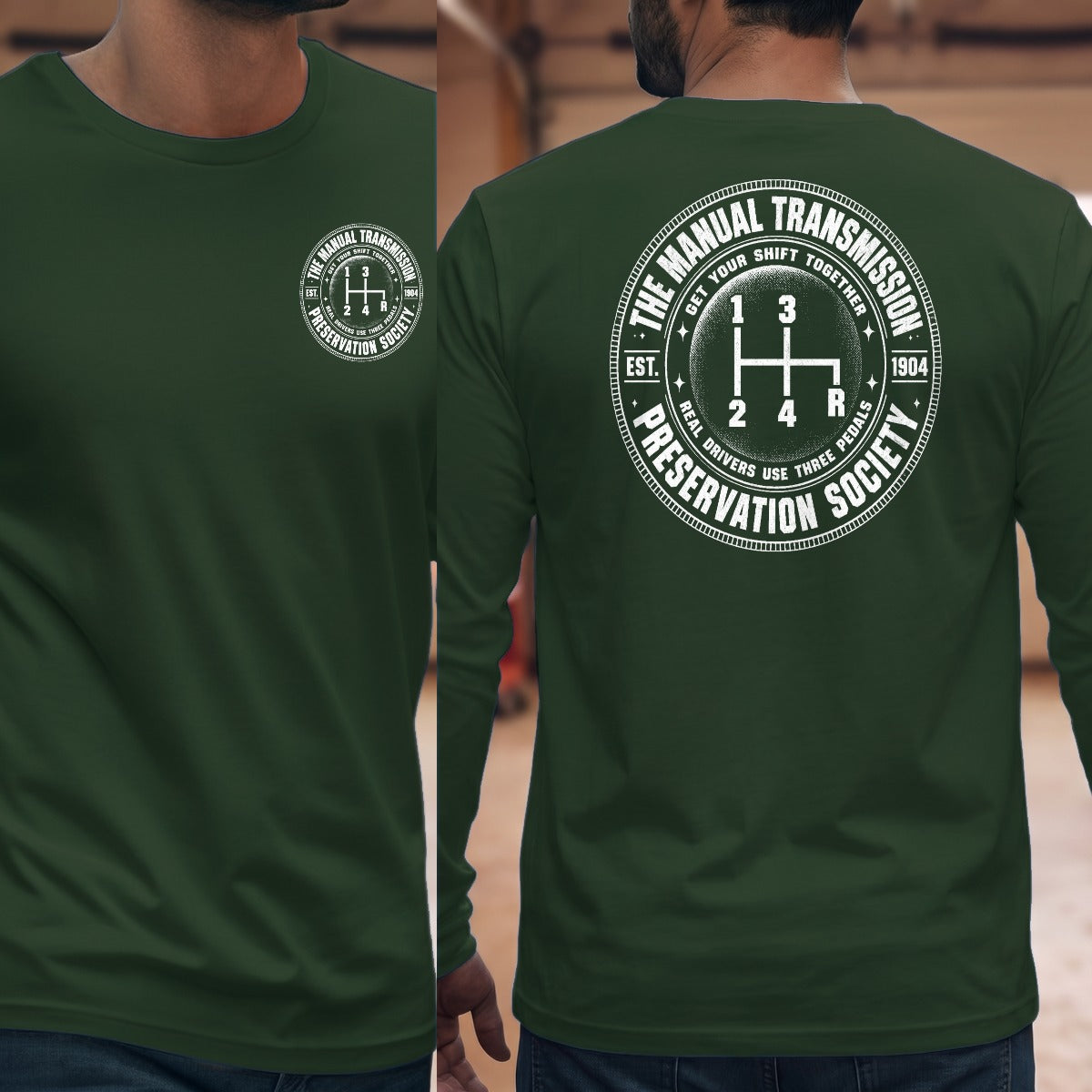 Forest Green | Left Chest + Back (refreshed)