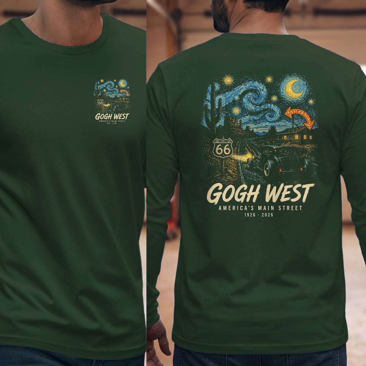 Forest Green | Left Chest + Back (refreshed)
