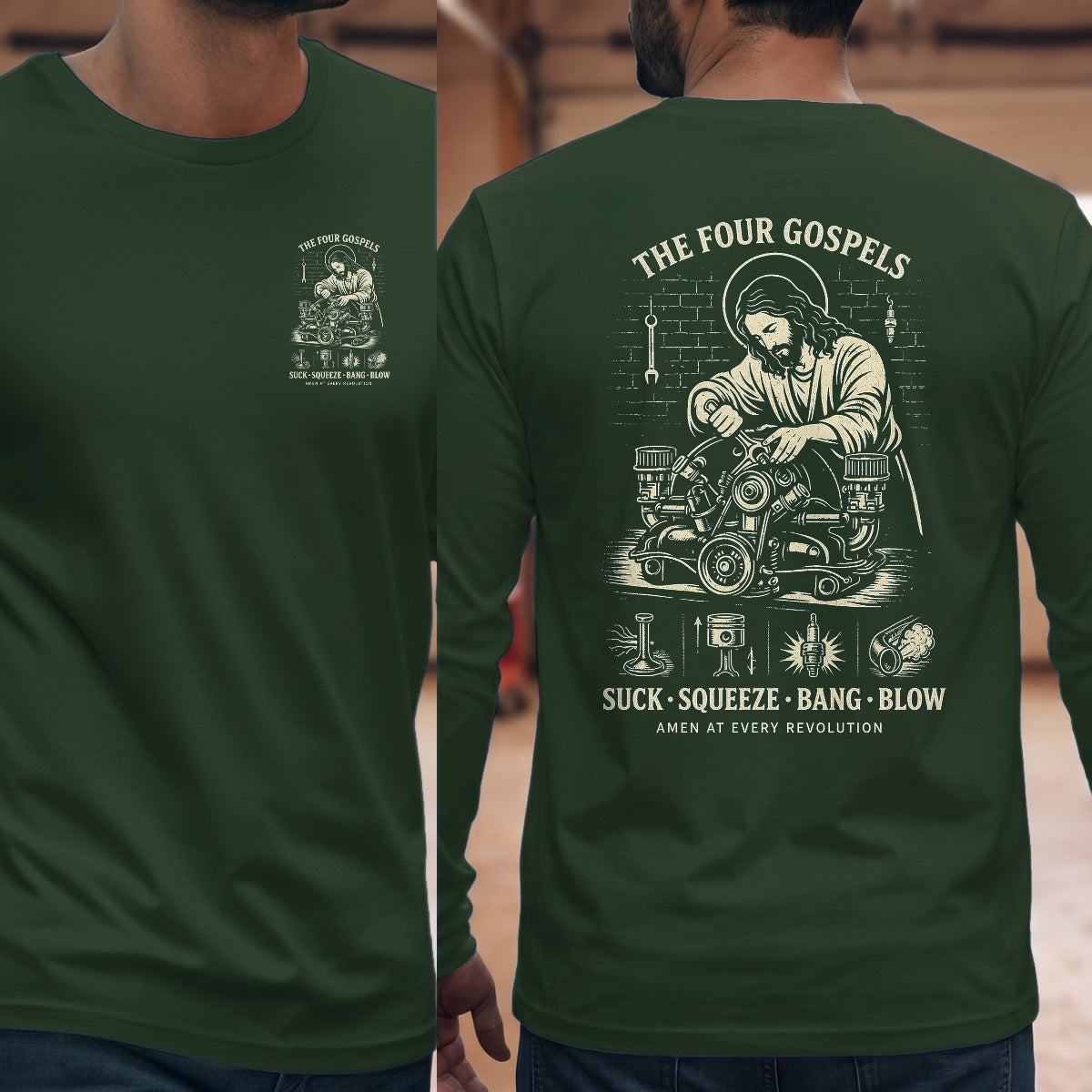 Forest Green | Left Chest + Back (refreshed)